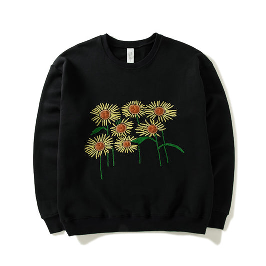 Hand Embroidery Sweat-SUNFLOWER