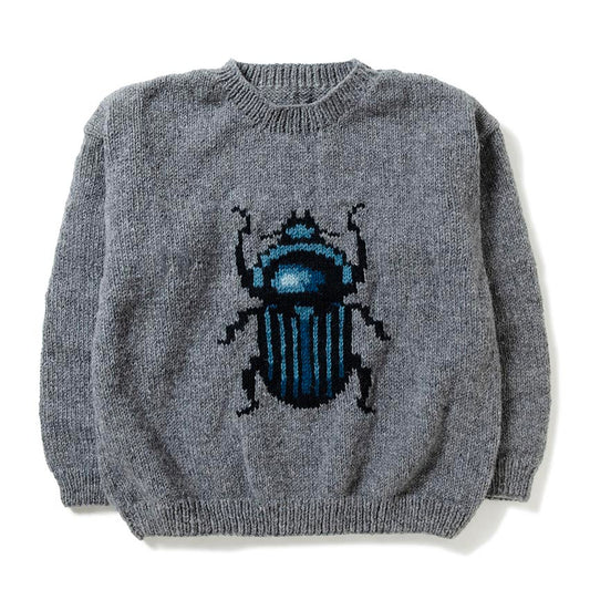 Crew Neck Knit-Dung Beetle