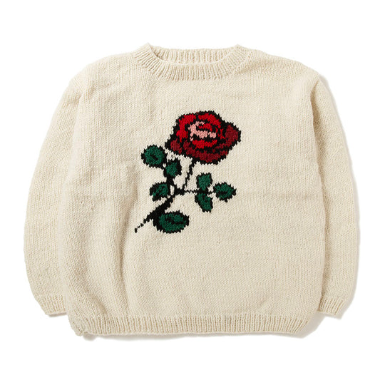 Crew Neck Knit-Rose