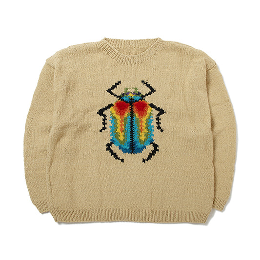 Crew Neck Knit-Kuwagata and Koganemushi