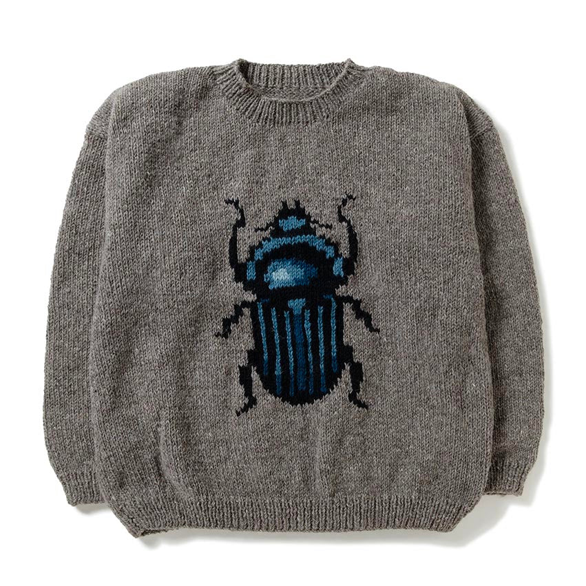 Crew Neck Knit-Dung Beetle