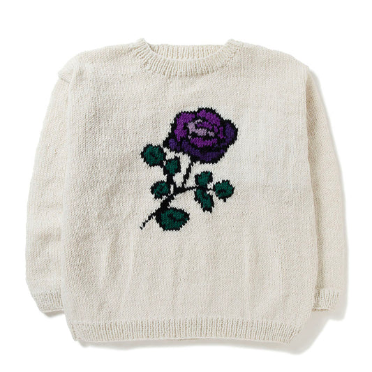 Crew Neck Knit-Rose