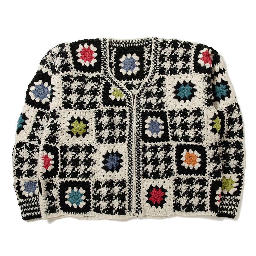 V-Neck Zip Cardigan-H.T