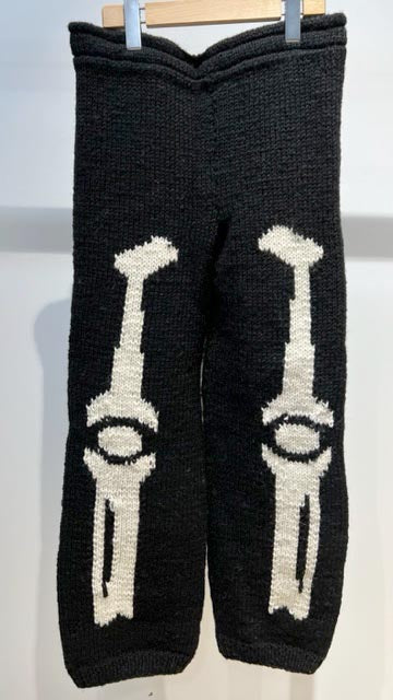 Knit Pants-Bone