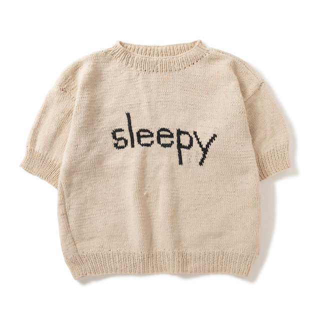 S/S Crew neck knit-sleepy