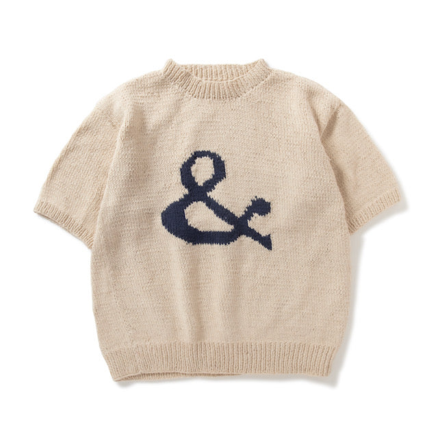 S/S Crew neck knit-&
