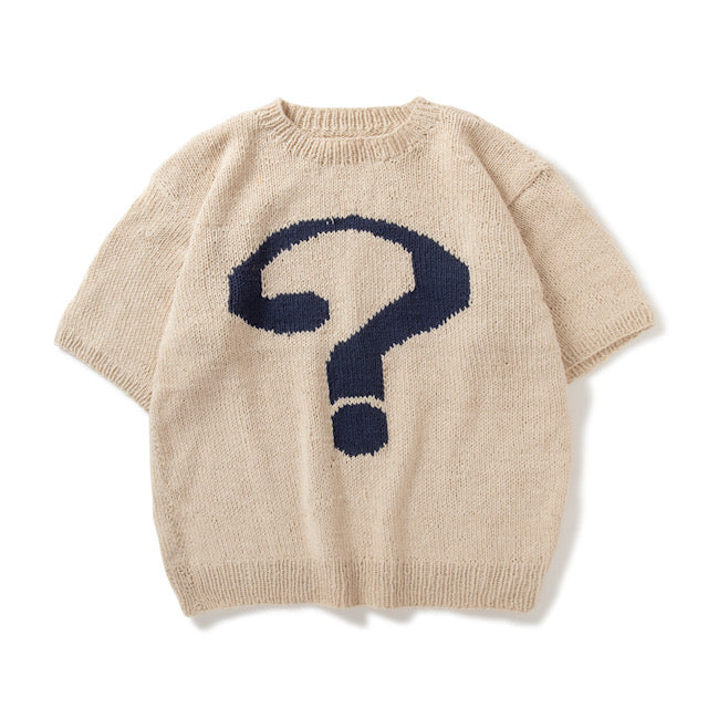 S/S Crew neck knit-?