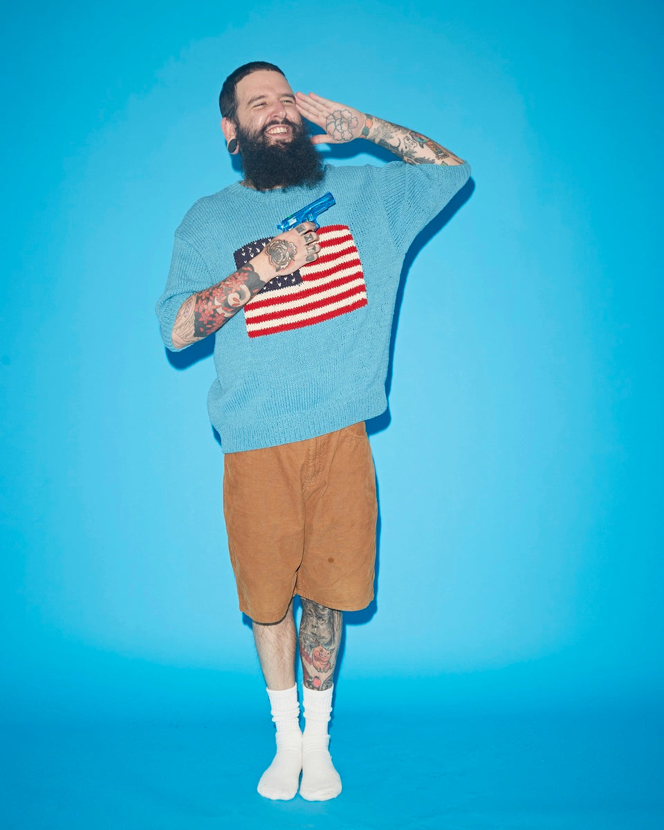 S/S Crew neck knit-S&S