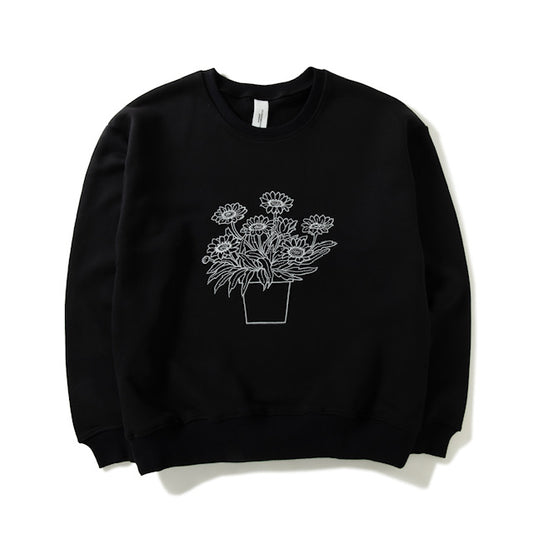 Machine Embroidery Sweat-GAZANIA