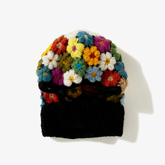 Balaclava-Crochet Flower