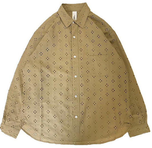 Lace Reglar Collar Shirts