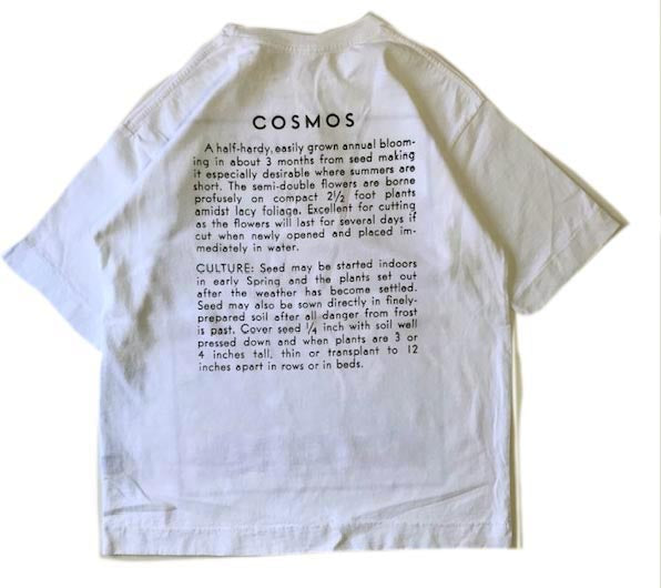 FLOWER SEEDS TEE / COSMOS