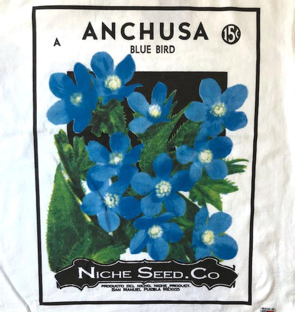 FLOWER SEEDS TEE / ANCHUSA