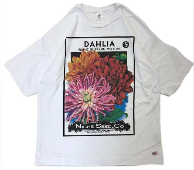 FLOWER SEEDS TEE / DAHLIA