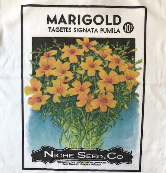 FLOWER SEEDS TEE / MARIGOLD