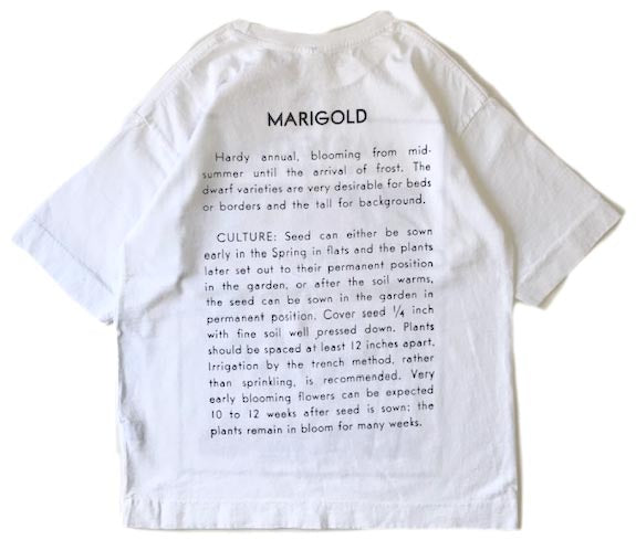 FLOWER SEEDS TEE / MARIGOLD