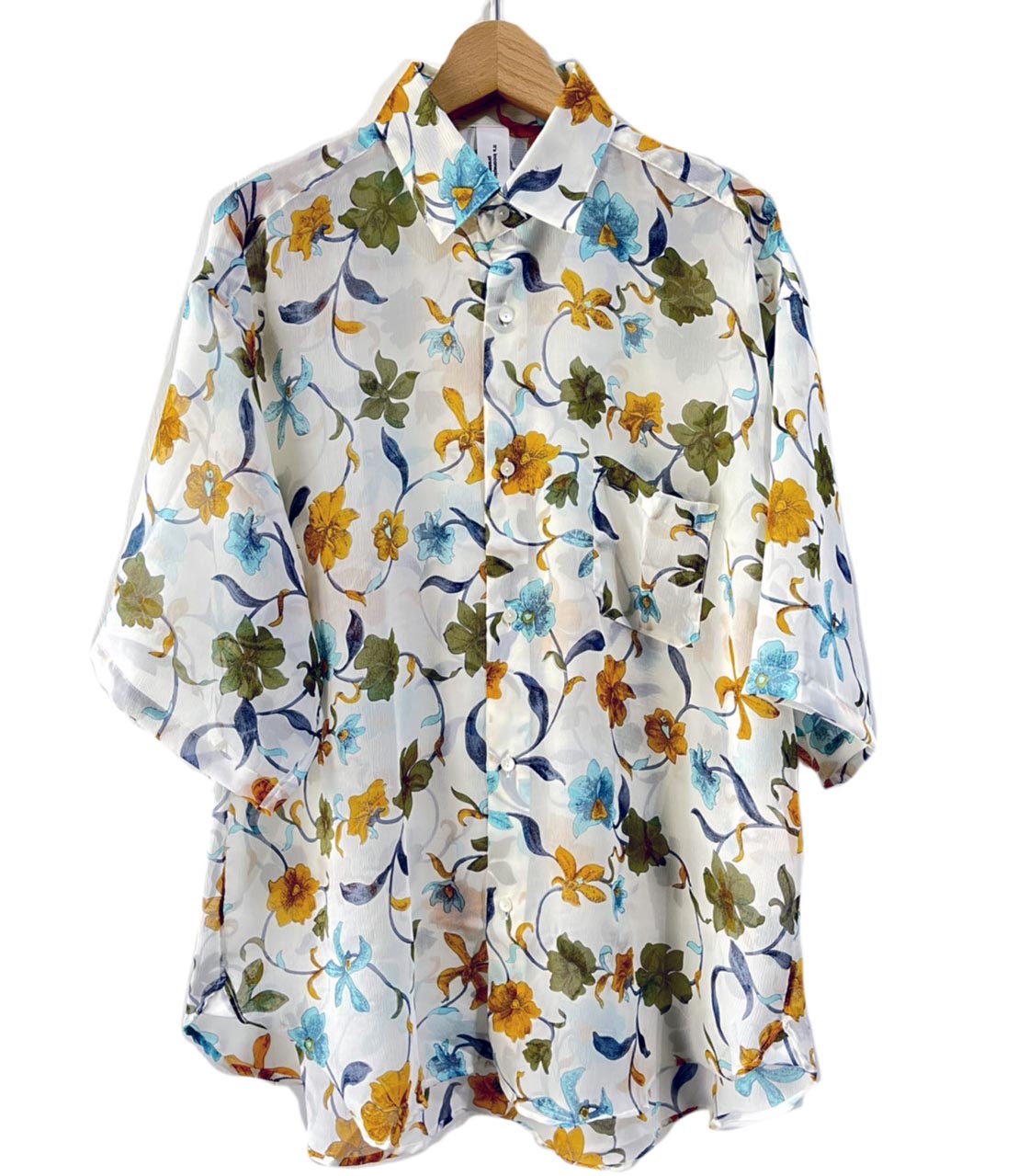 Silk Short Sleeve Over Shirts