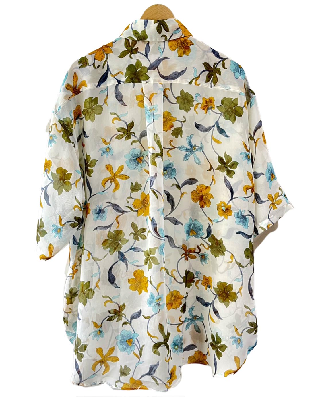 Silk Short Sleeve Over Shirts