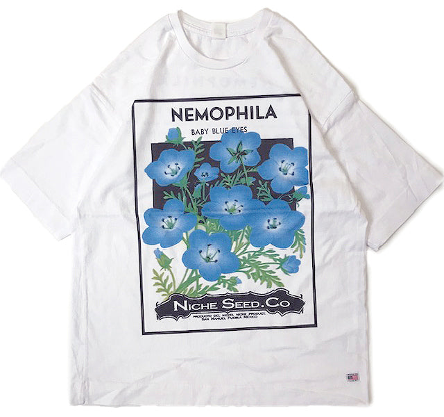 FLOWER SEEDS TEE / NEMOPHILA