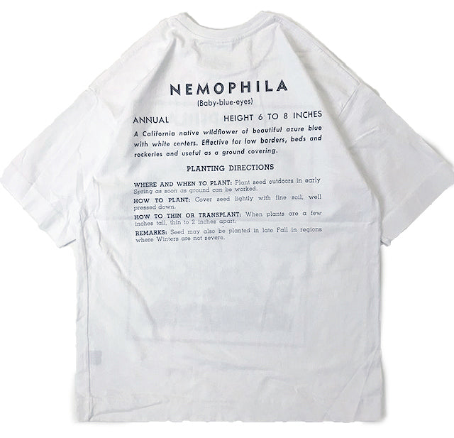 FLOWER SEEDS TEE / NEMOPHILA