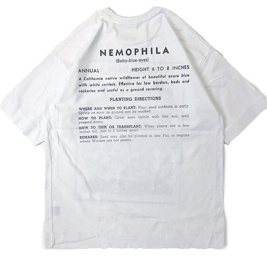 FLOWER SEEDS TEE / NEMOPHILA