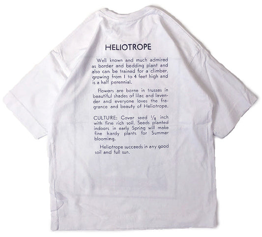 FLOWER SEEDS TEE / HELIOTROPE
