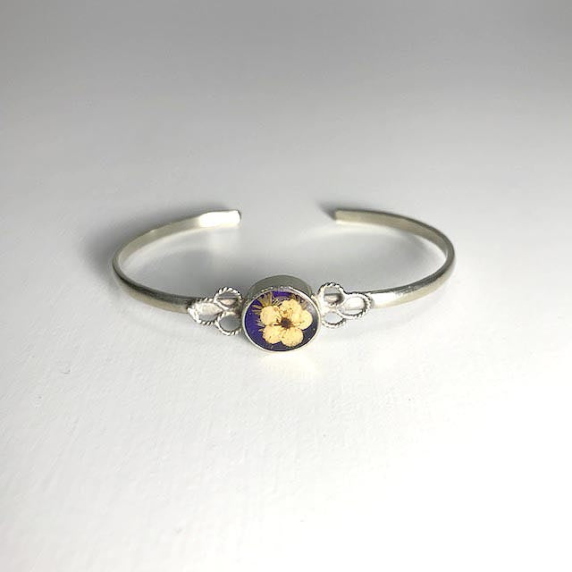 Gustavo / Flower Round Narrow Bracelet