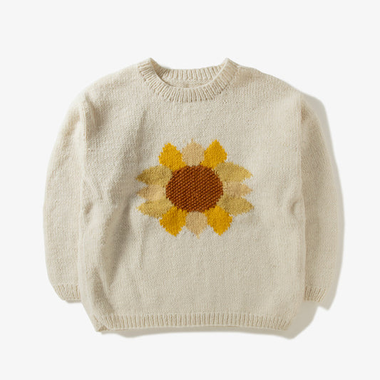 Crew Neck Knit-Sunflower