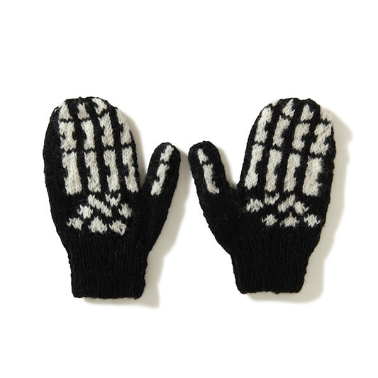 Knit Gloves-Bone