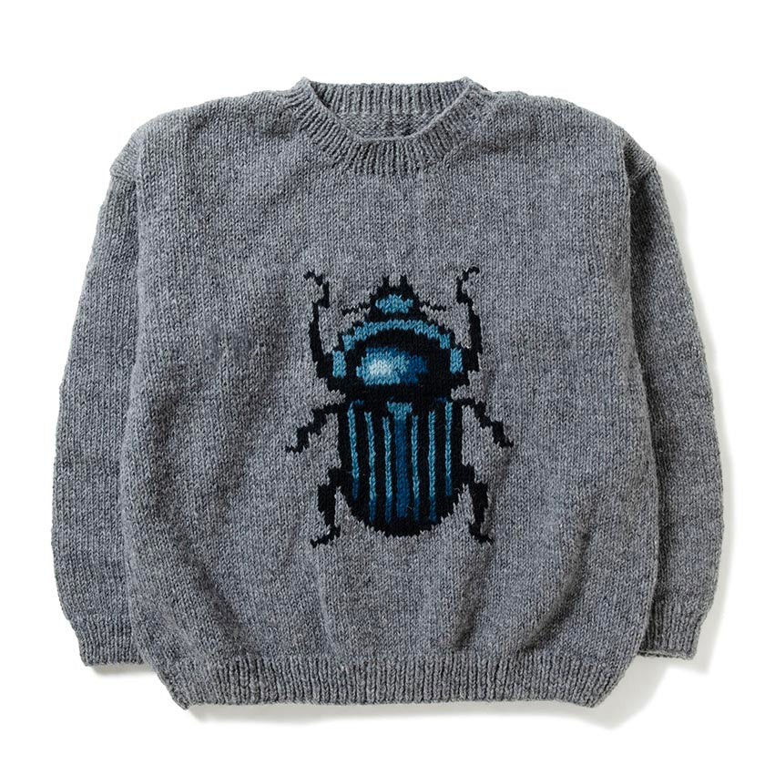 Crew Neck Knit-Dung Beetle