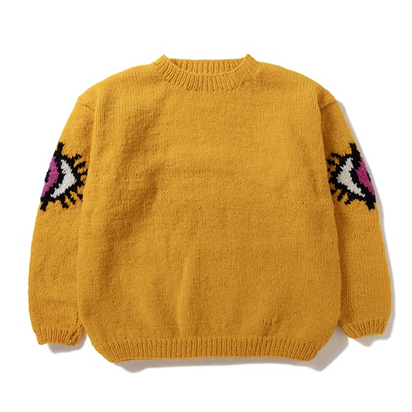 Crew Neck Knit-Eyes