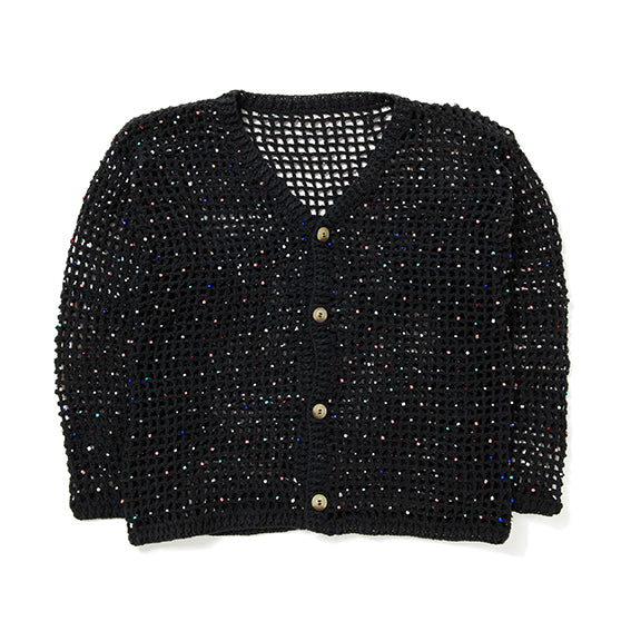 Beaded Mesh Cardigan