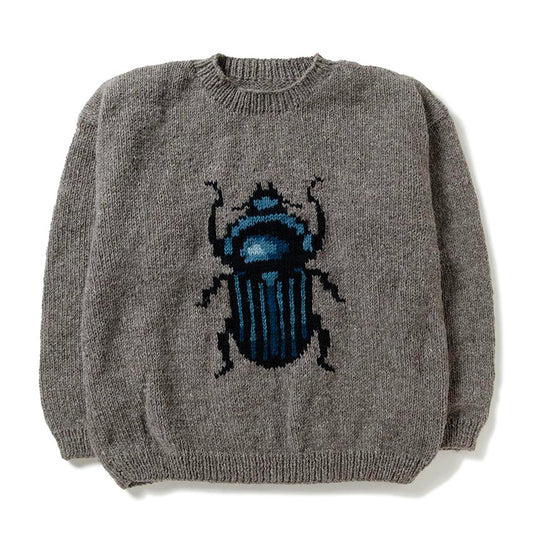 Crew Neck Knit-Dung Beetle