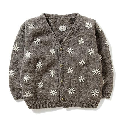 Button Cardigan-Embroidery