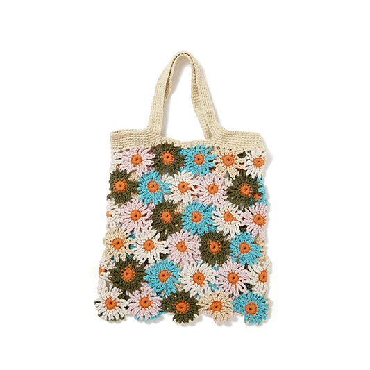 Flower Chain Tote Bag-Medium