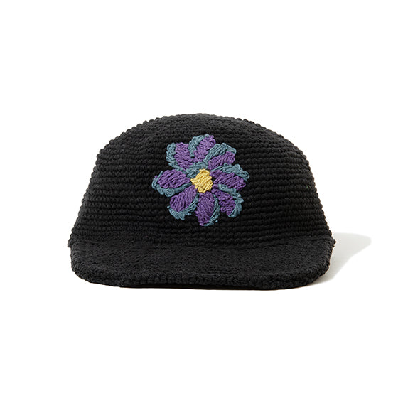 Hand-Knitted Cap-Flower