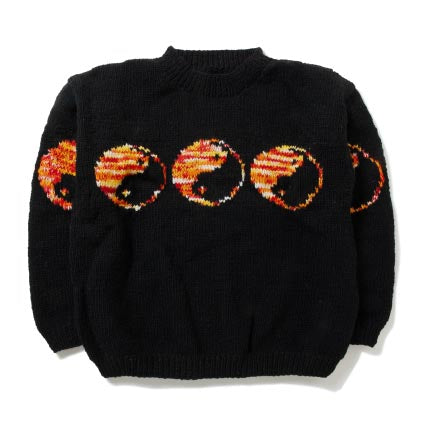 Crew Neck Knit-Yin & Yang