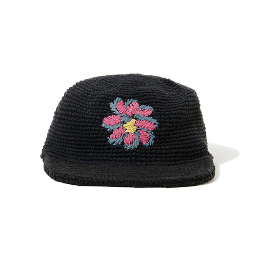 Hand-Knitted Cap-Flower