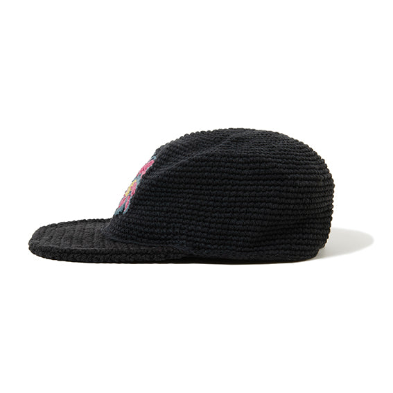 Hand-Knitted Cap-Flower
