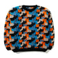 Crew Neck Knit-Cats