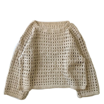 Crochet Long Sleeve T-Shirts