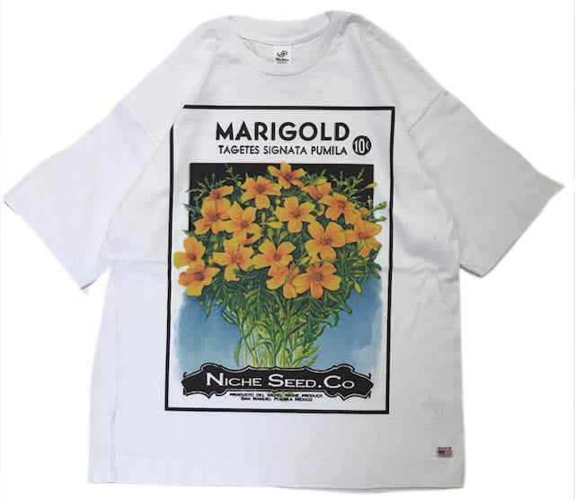 FLOWER SEEDS TEE / MARIGOLD