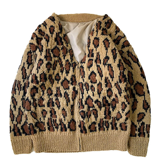 Knit Blouson-Leopard