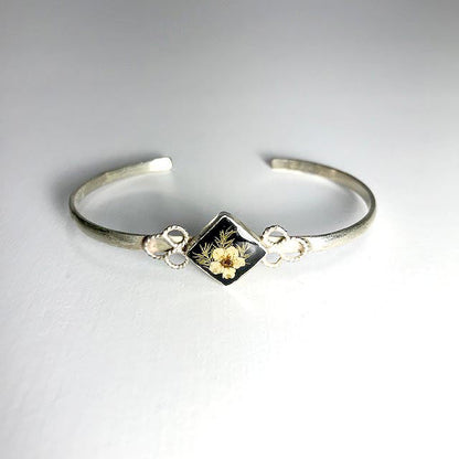 Gustavo / Flower Diamond Narrow Bracelet