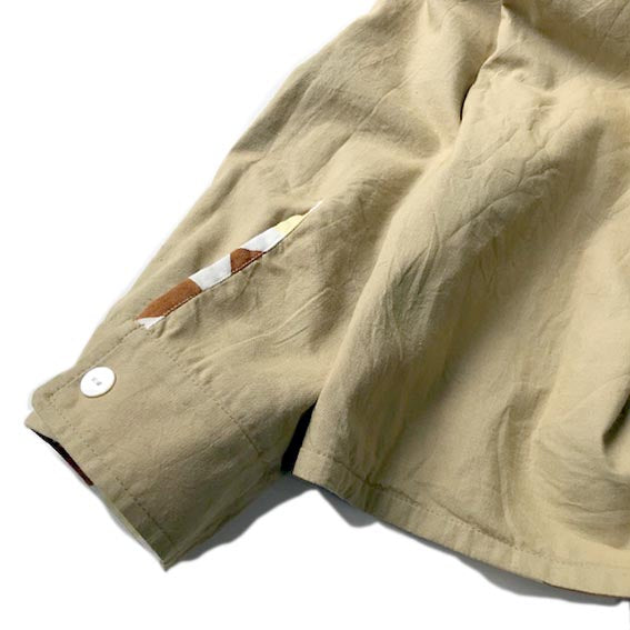 Reversible Patterned Shirt Jacket