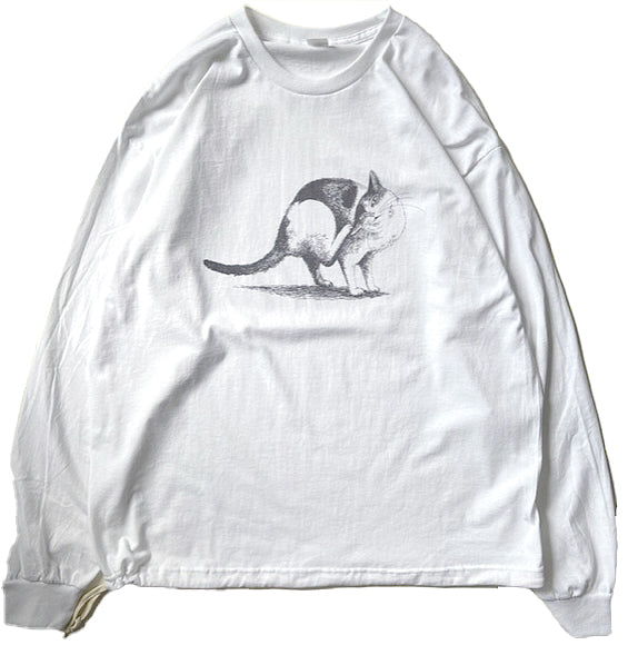 Cat Long Sleeve T-Shirts-A