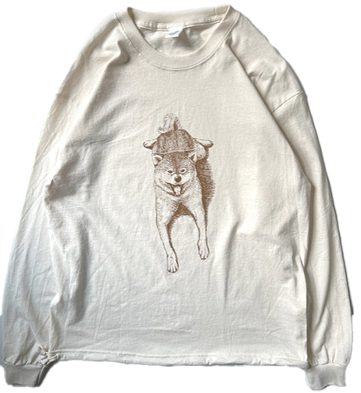Dog Long Sleeve T-Shirts-A Shiba