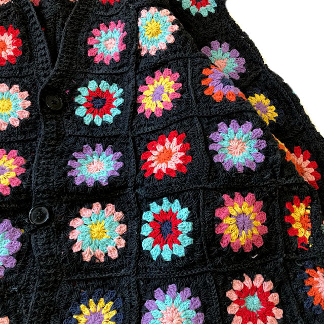 Crochet Long Sleeve T-Shirts Colorful